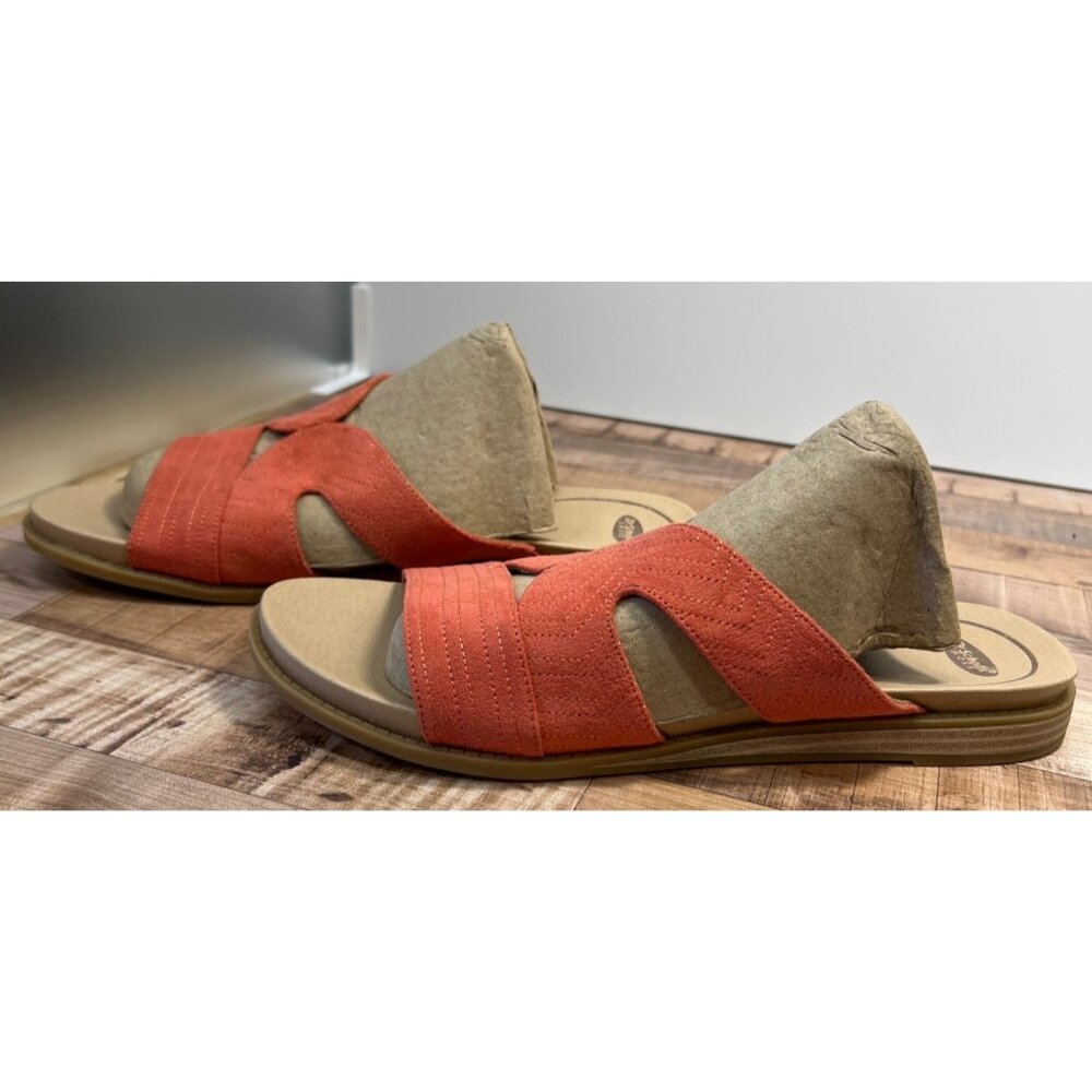 Dr. Scholls Shoes Coral Red Sandals With Arch Support & Comfortable Footbed  10